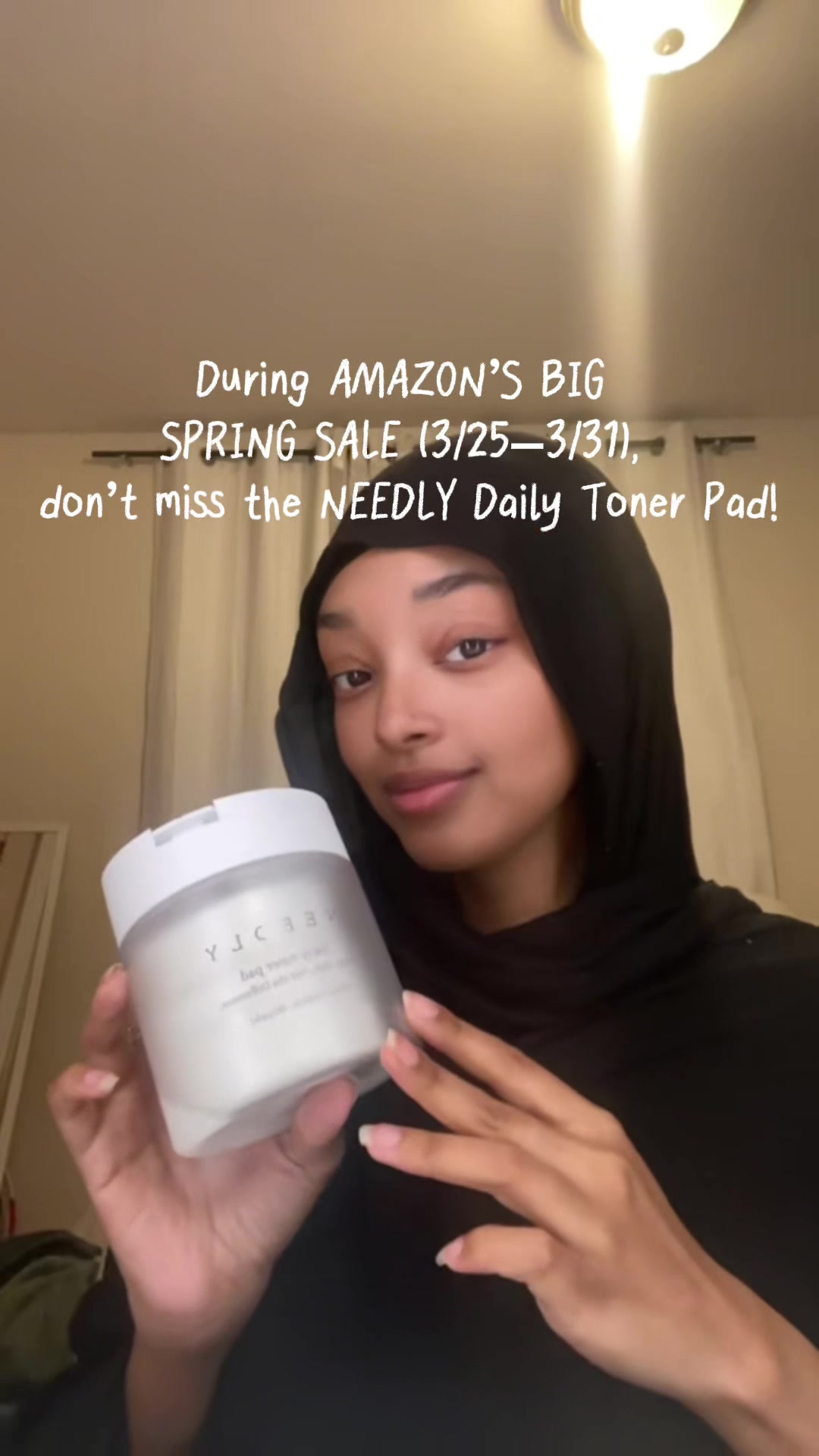 UGC video for NEEDLY: Daily Toner Pad